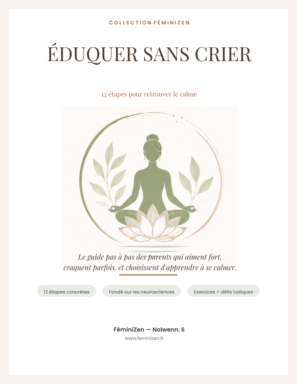Éduquer sans crier : couverture du guide